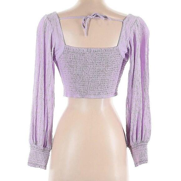 Band Band of Gypsies Lilac Long Sleeve Sweetheart Neckline - Picture 2 of 7